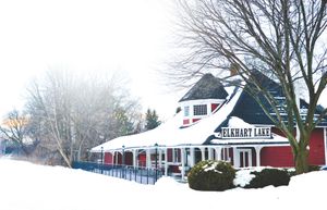 Elkhart lake winter   depot