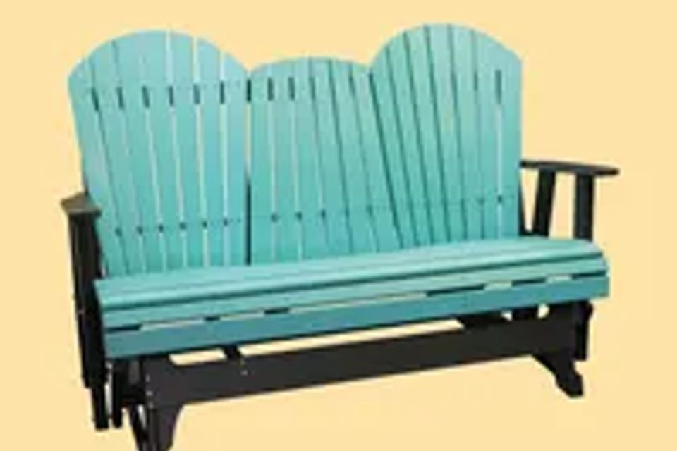 Amish furniture outdoor glider