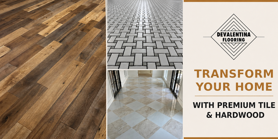 Devalentina hardwood and tile showcase