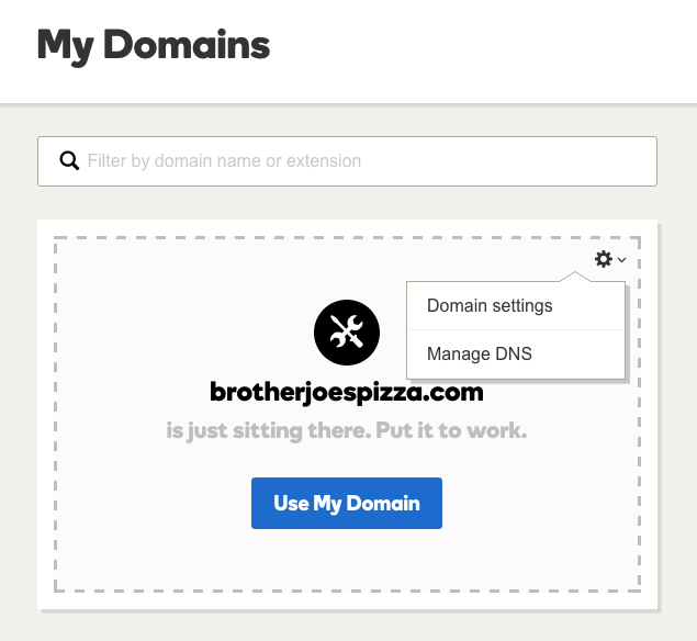 My domains