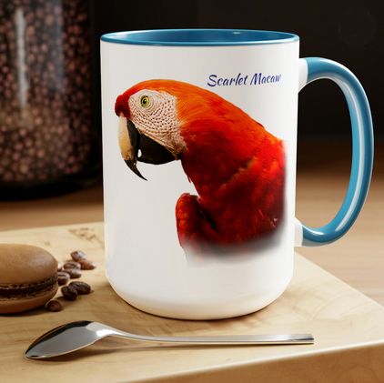 Coffee mug macaw