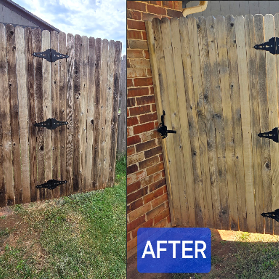Fence b4after
