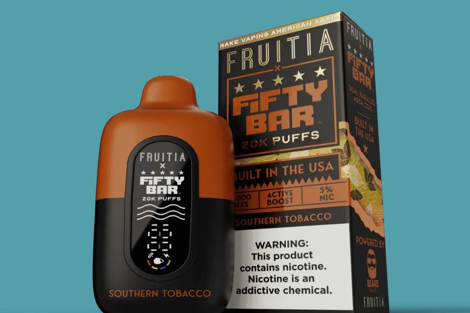 Fifty Bar Fruitia Southern Tobacco Disposable Vape