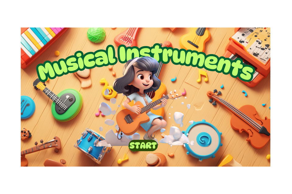 Musical instruments   kids interactive quiz game