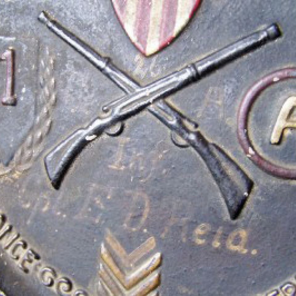 Id'ed wwi reid  soldier's souvenir service plate files20170912 3035 1pv1skw
