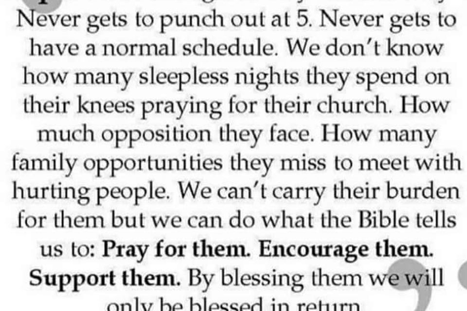 A pastor
