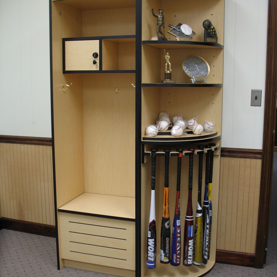 Sports foot lockers for schools or kids rooms