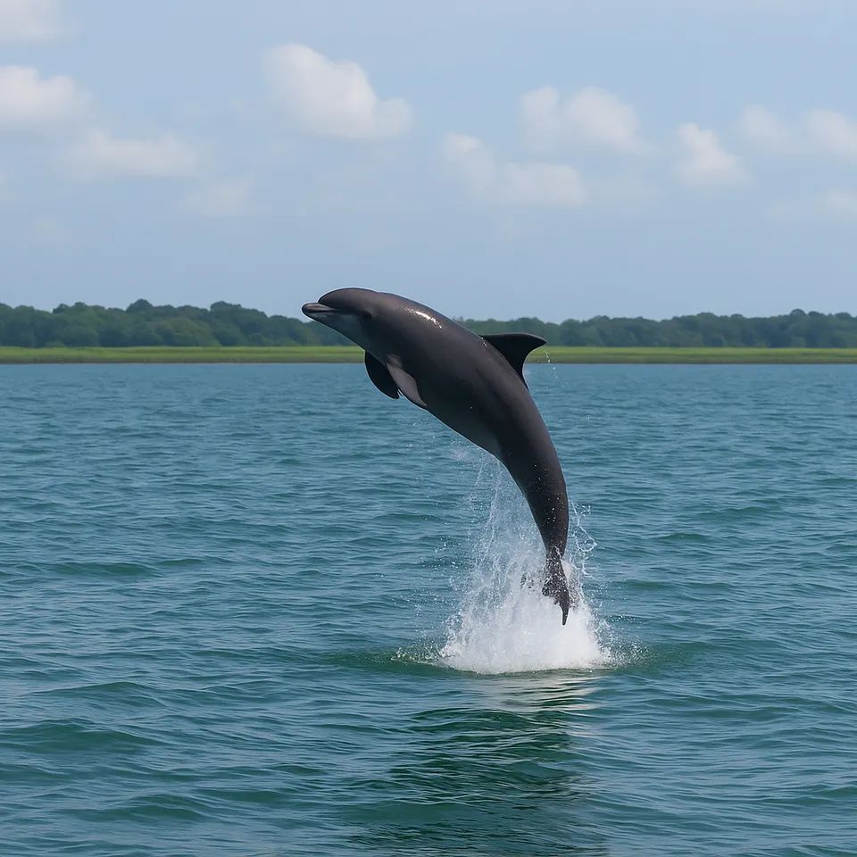 Leaping dolphin lowcountry coastline charleston tour original