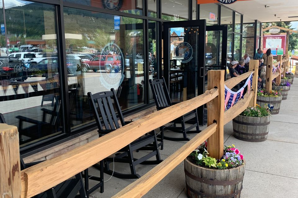 Taproom patio