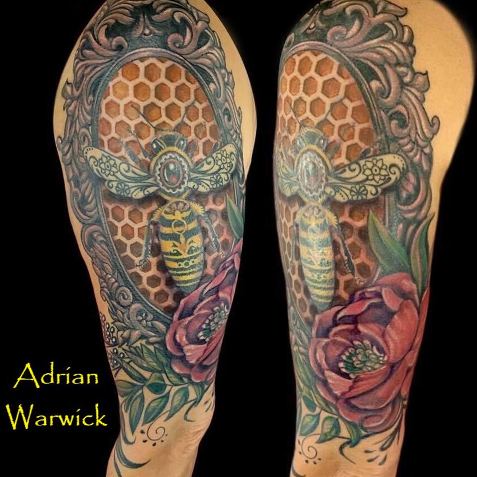 Adrian honey comb bee outter arm