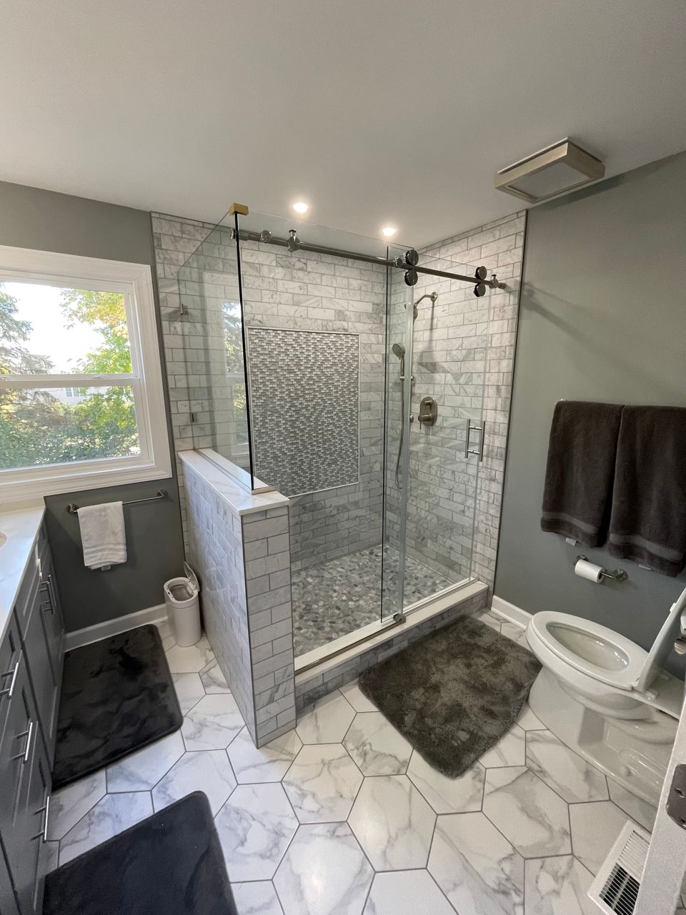 Bathroom remodel in Elgin by Fisher Remodeling