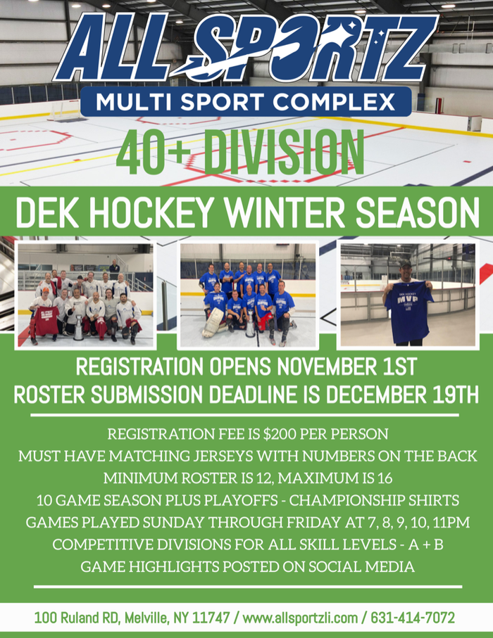 Sports Complex & Hockey Rink Melville, NY All Sportz Melville