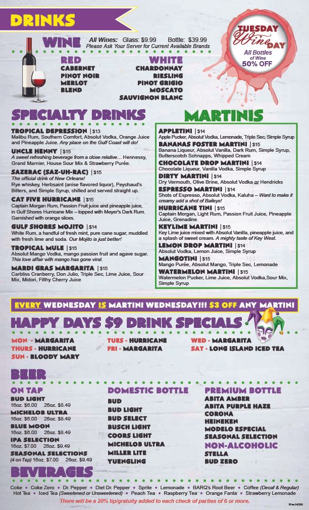 Gulf shores menu resize sp