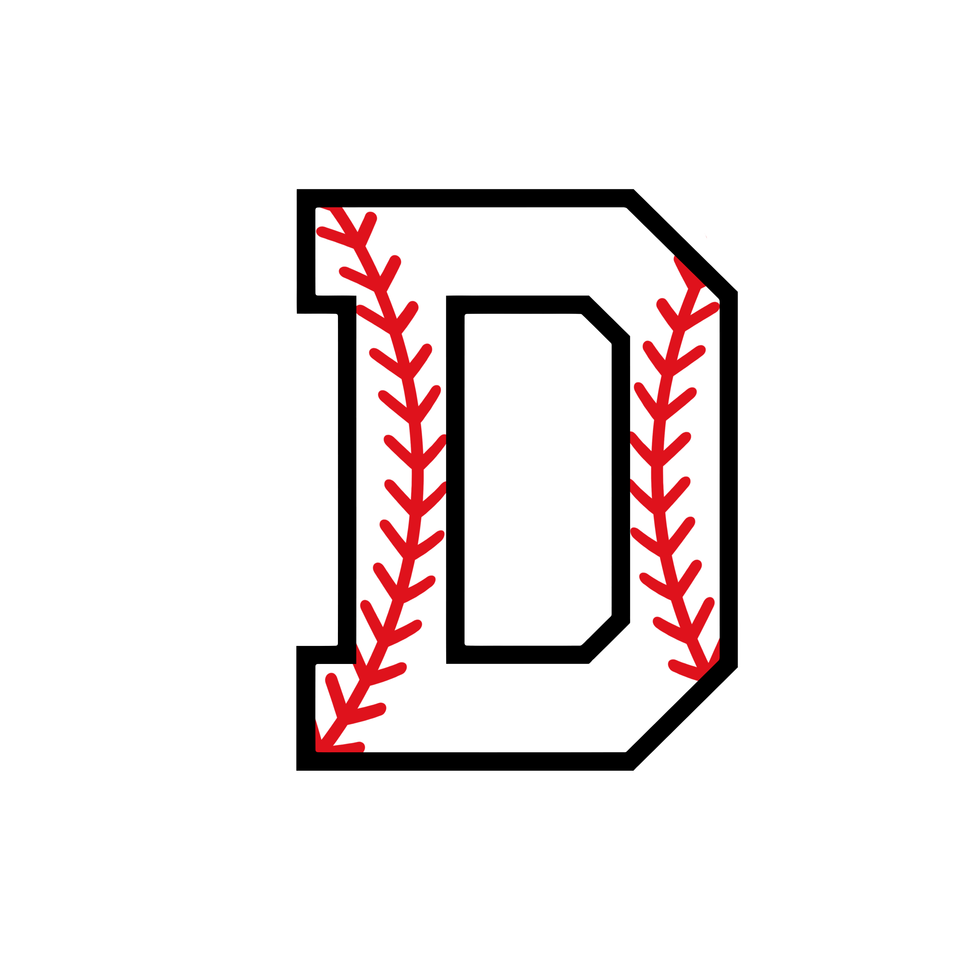 Sports   baseball letter d