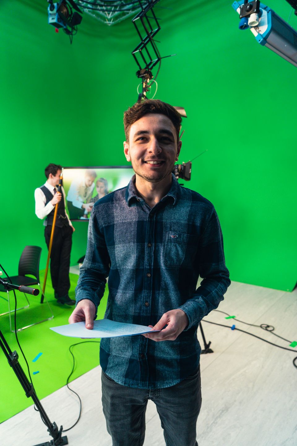 Green screen filming