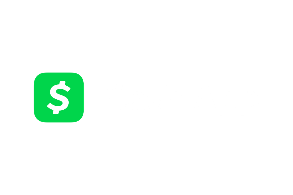 Cash app white logo.wine