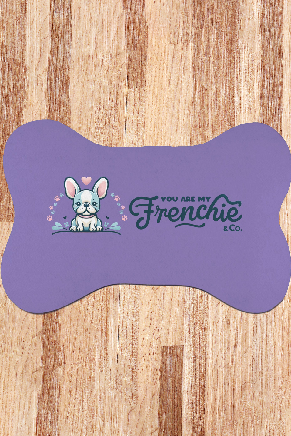 Pet mat on top of wooden flooring