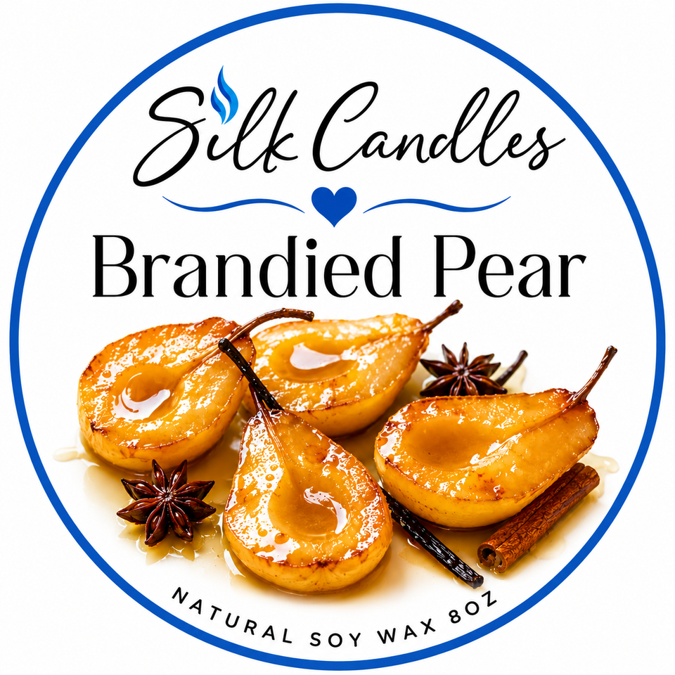 Brandied pear color label