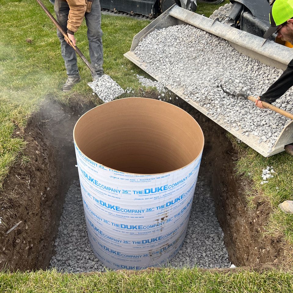 Spade utility pad installation 6