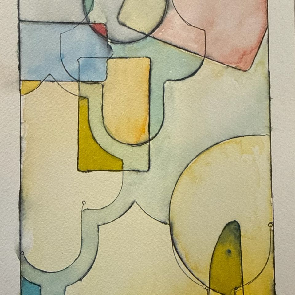 Lexington snafu  9 x12  watercolor