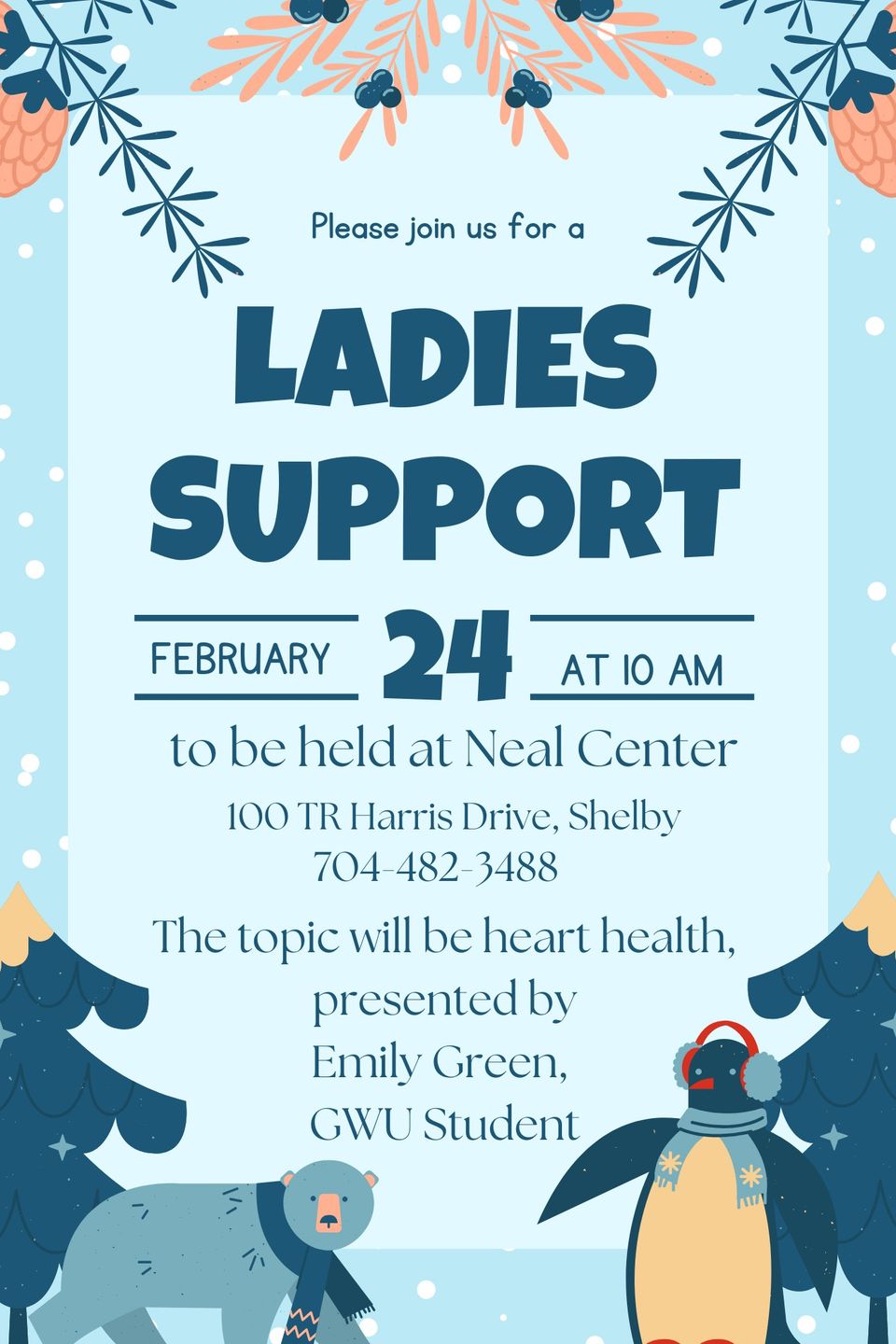 Ladies support for february 2026
