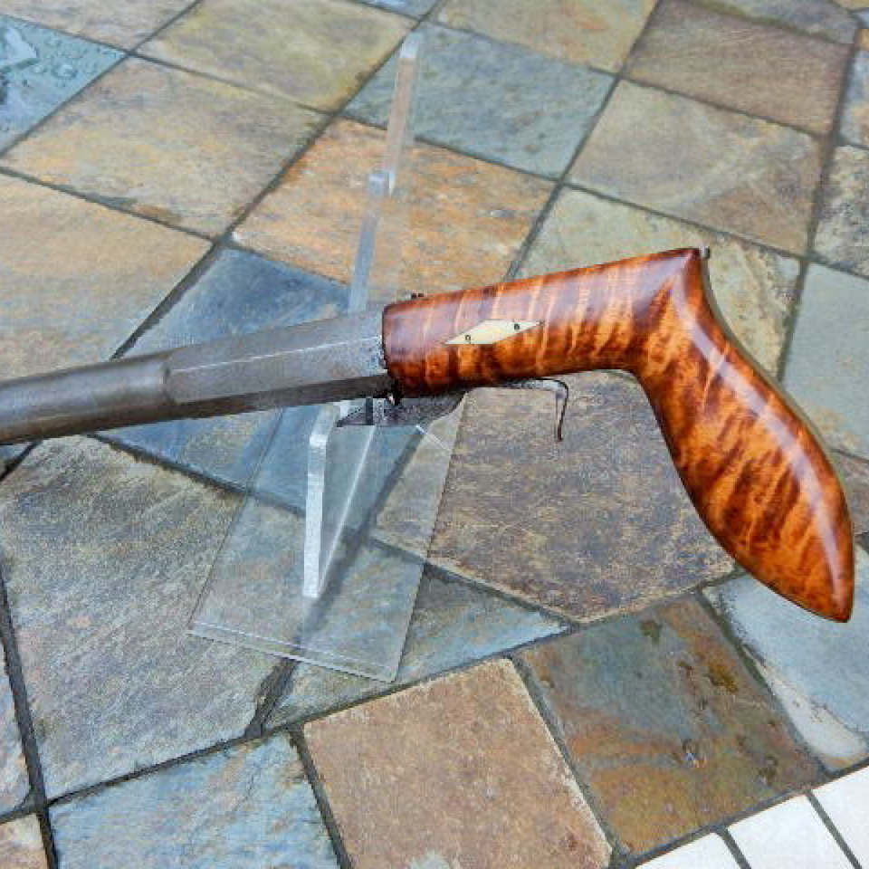 Large  percussion underhammer pistol  new england files620170913 29698 jbhly7