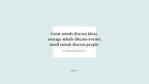 Great minds