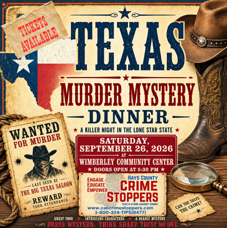 2026 texas murder mystery dinner