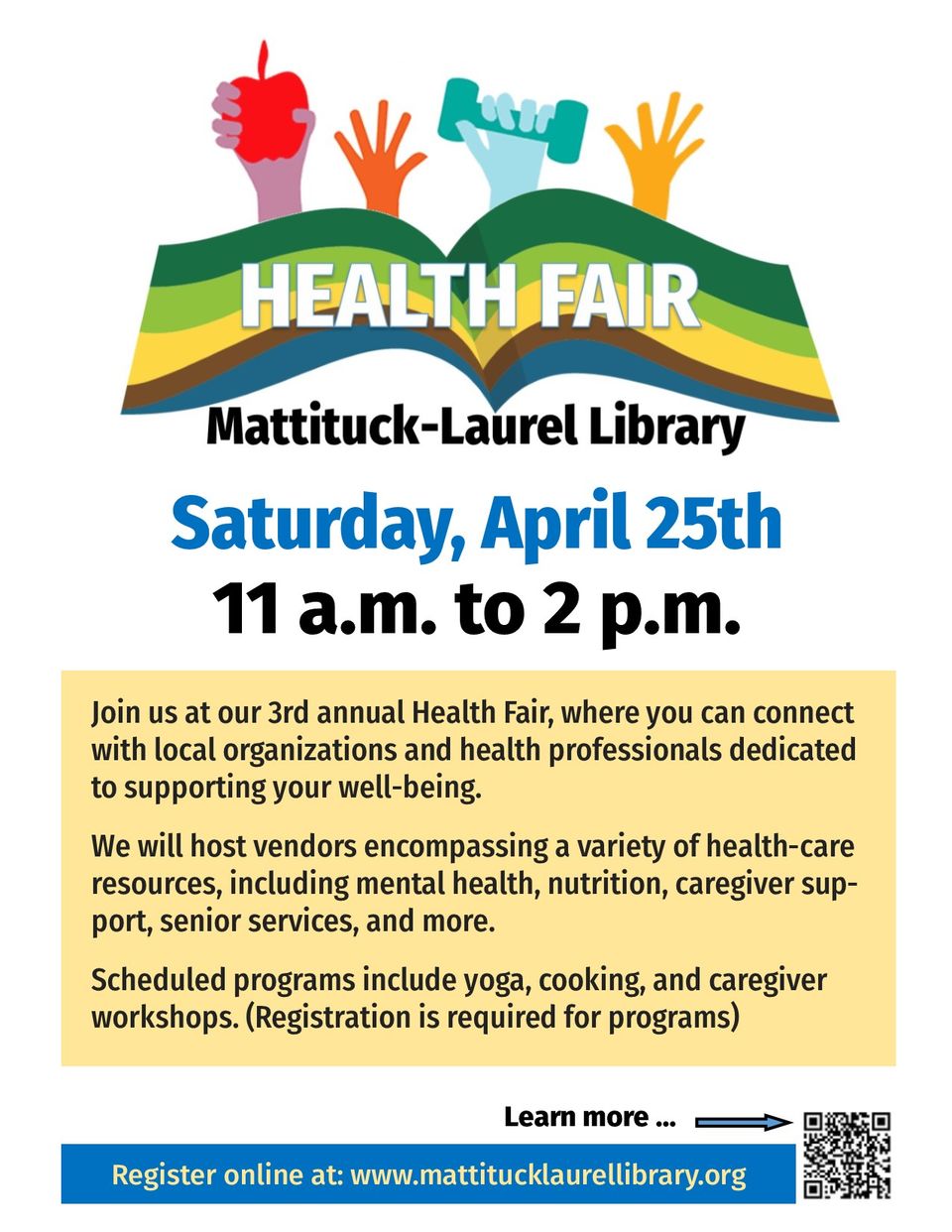 2026 health fair poster