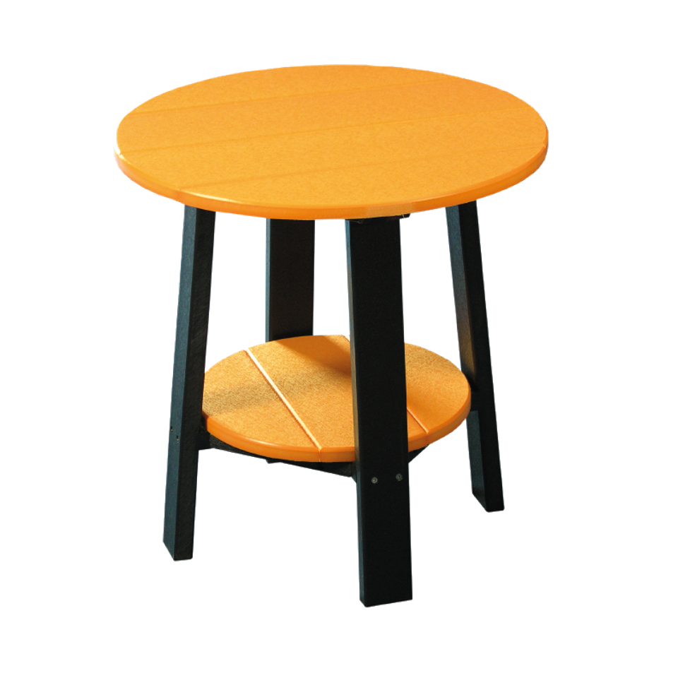 Hlf end table tangerine