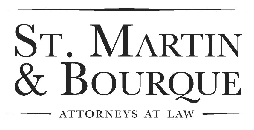 St.martin bourque black logo