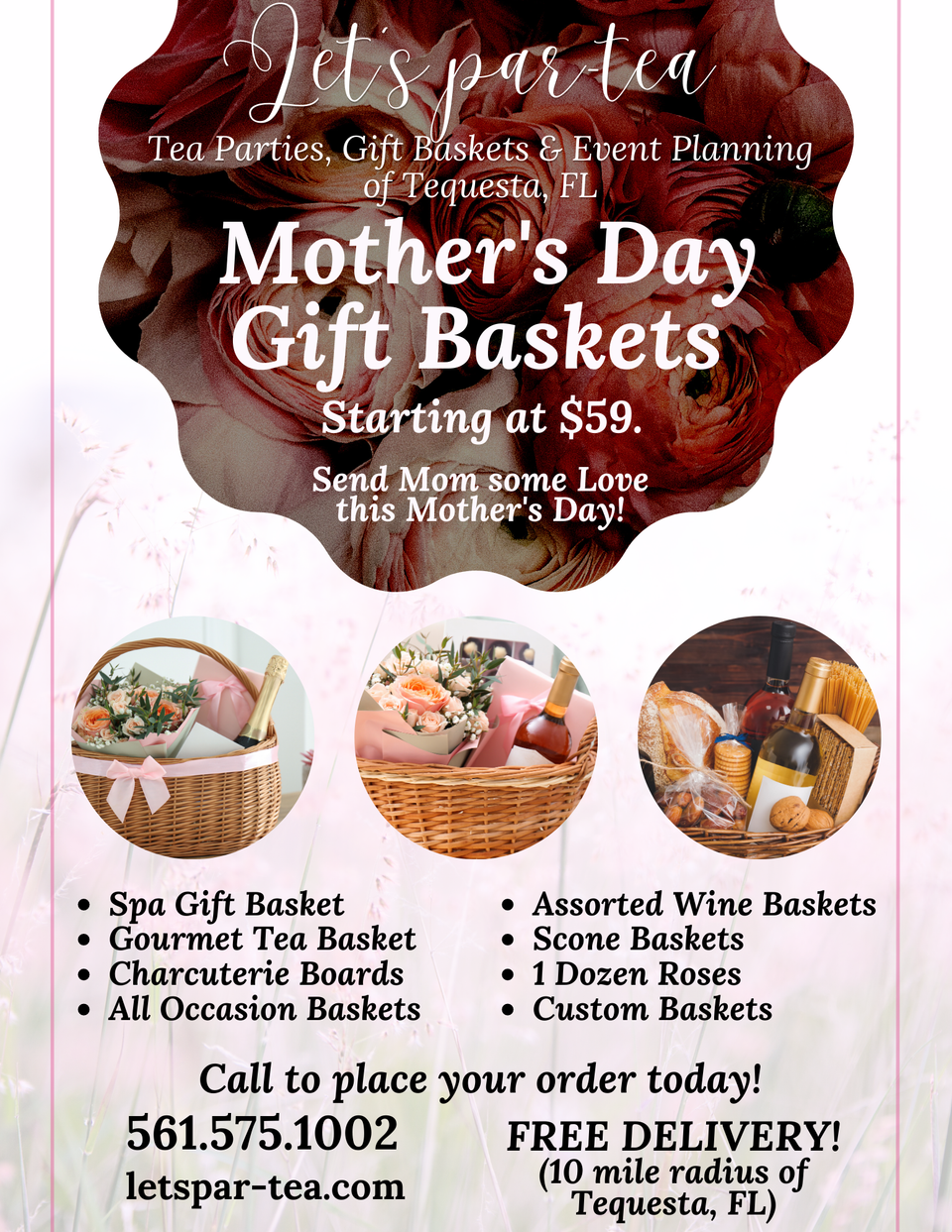 Let's par tea gift baskets