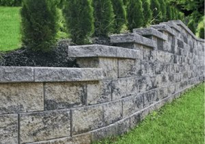 beautiful retaining wall