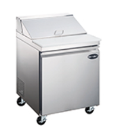 Commercial Restaurant Refrigerated Prep Table Cooler Freezer Refrigerator Pizza Prep Table Sandwich Prep Table Salad Prep Table Mega Top Prep Table 