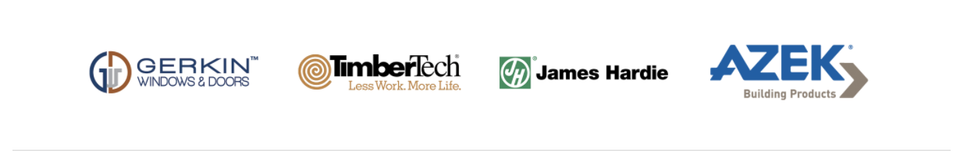 Quality carpentry products  gerkin  azek  timbertech  james hardie