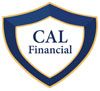 Cal finacial logo solid gold outline small