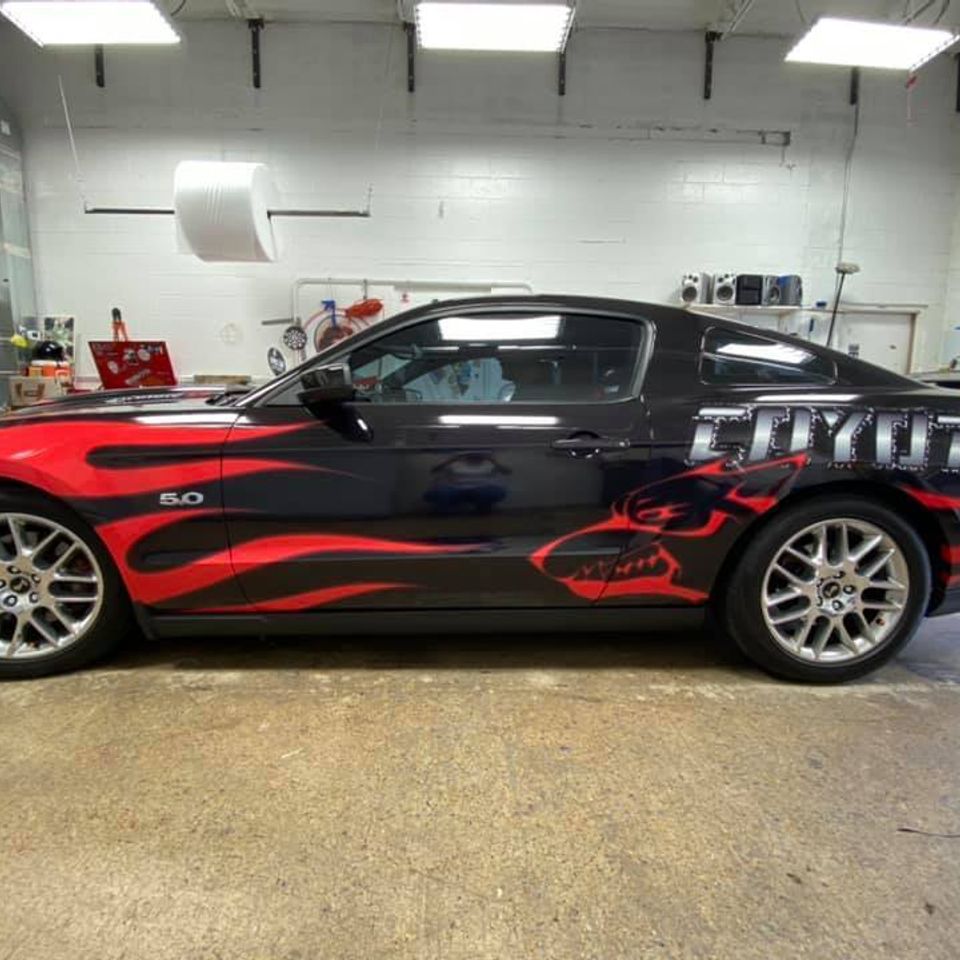 Custom car wrap 