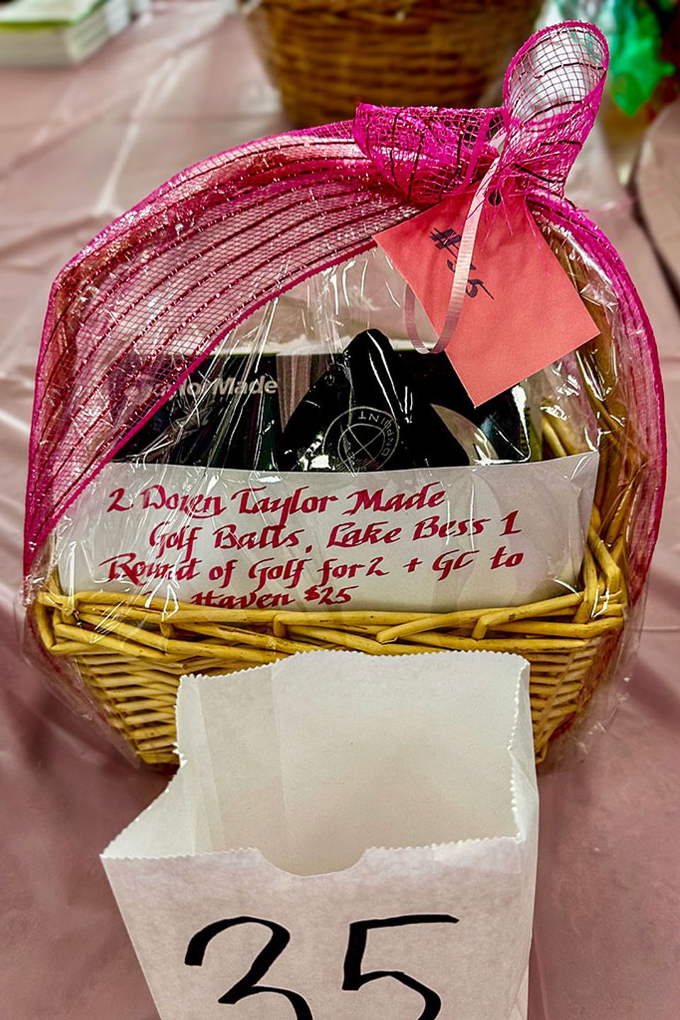 Pink ribbon golf 2024 auctions 31