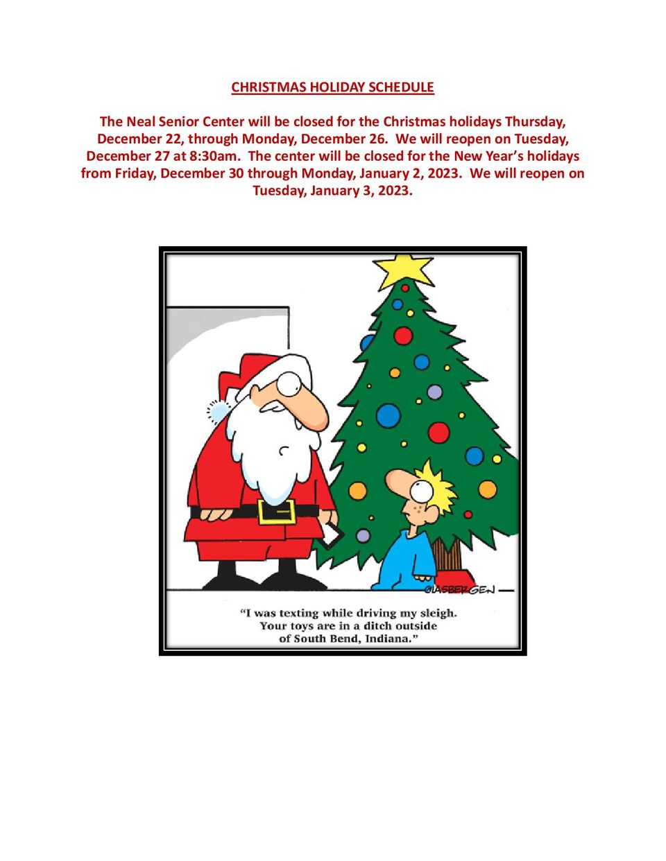 Poster christmas holiday hours 2022 page 001
