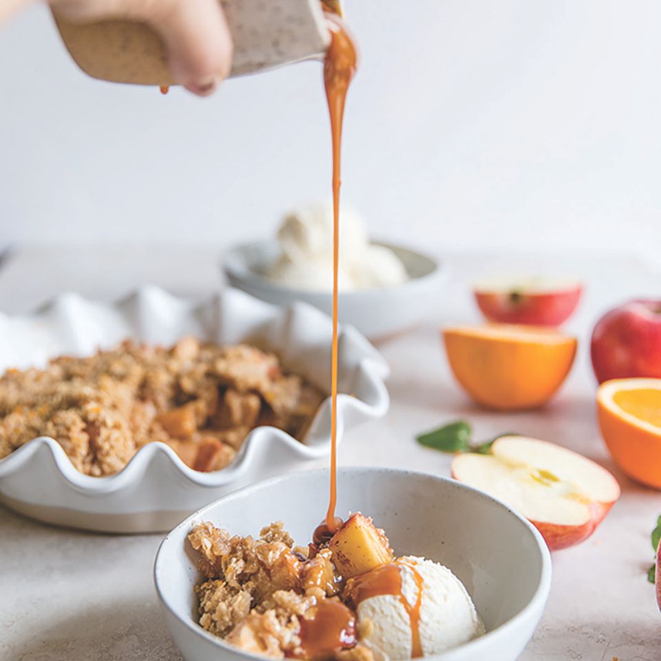 Apple oat crumble