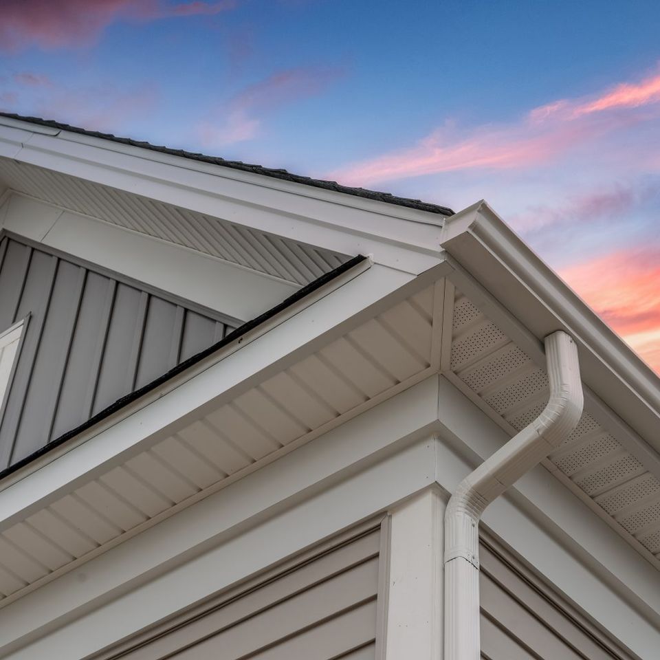 house with new gutters