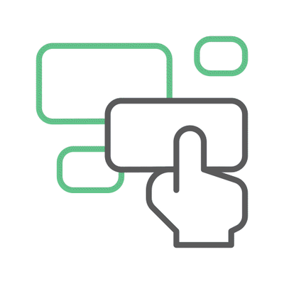 Conversion-focused website structure and messaging icon
