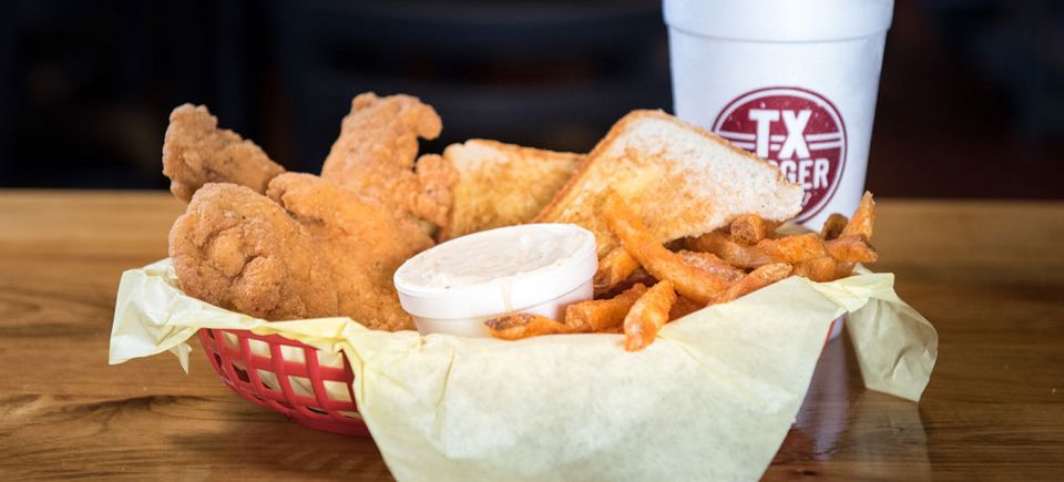 Chicken finger basket
