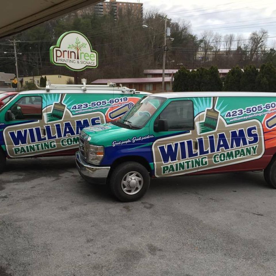 Williams painting fleet wraps
