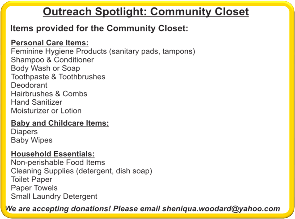 Community closet location 1