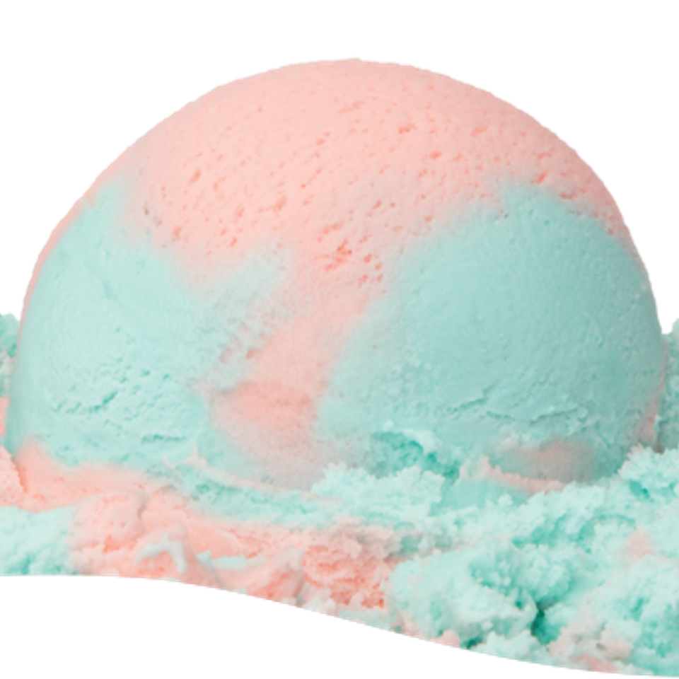 Cotton Candy Ice Cream, Yoyos Ice Cream in Beaufort