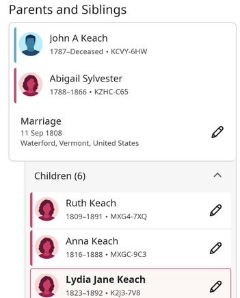 Keach family