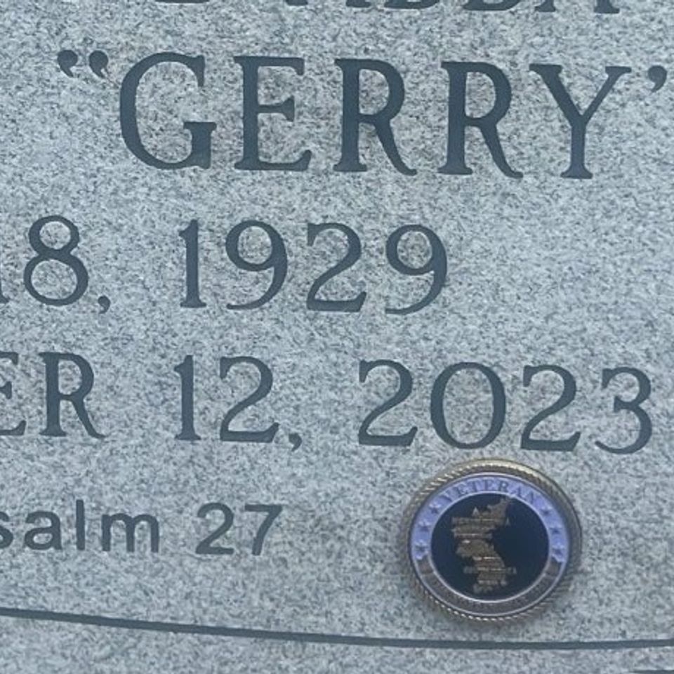 Gerald peterman medallion installed