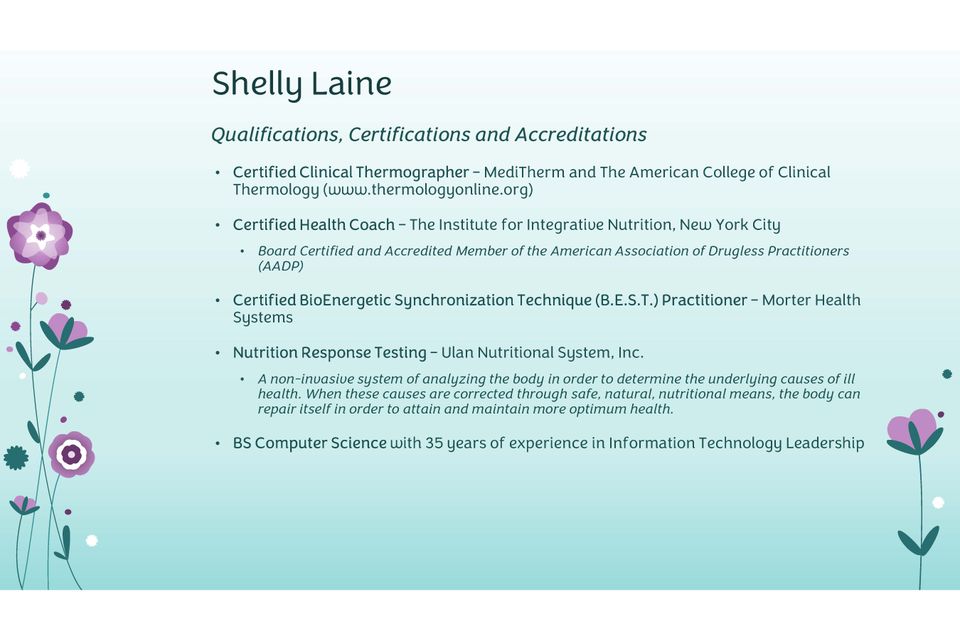 Bio slide for website