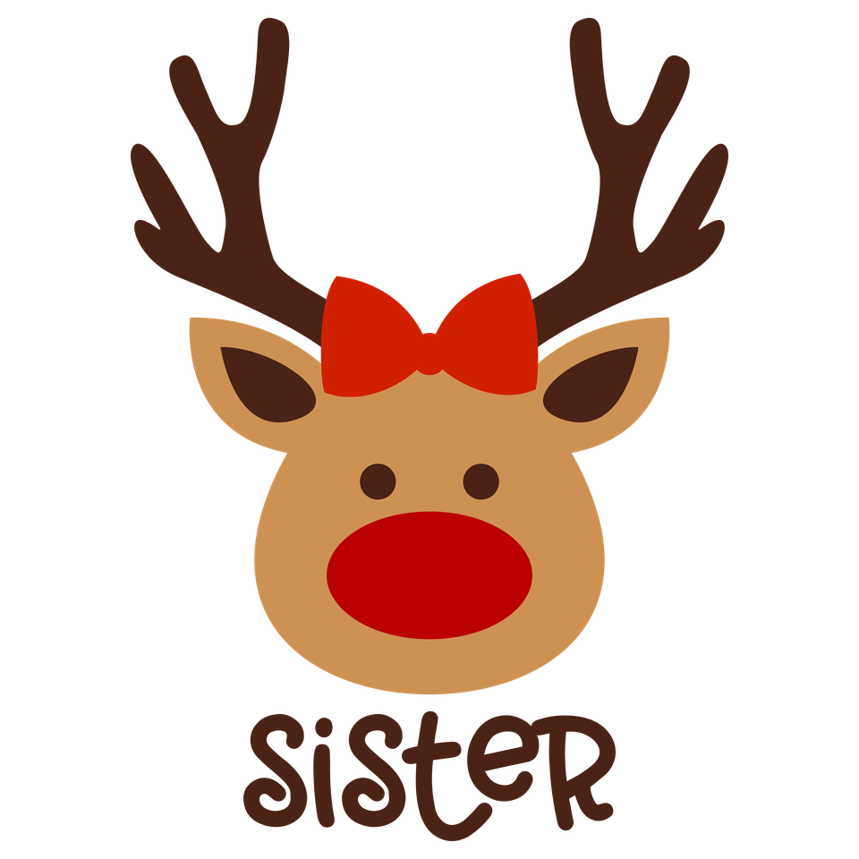 Seasons   christmas family sister reindeer
